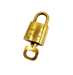 Load image into Gallery viewer, 【中古】ルイヴィトン Louis Vuitton カデナ 南京錠 鍵付き キー ゴールド j0618lq00410
