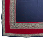 Load image into Gallery viewer, 【中古】イヴサンローラン Yves Saint Laurent スカーフ 柄 ロゴ シルク ダークレッド ネイビー i0429wq00230
