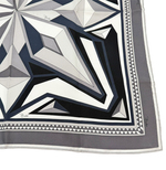 画像をギャラリービューアに読み込む, 【中古】エミリオプッチ EMILIO PUCCI スカーフ モノトーン シルク レディース j0115lq02560
