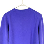 将图片加载到图库查看器，【中古】ドゥロワー Drawer ニットカーディガン カシミヤ クルーネック パープル 紫 i0925i00715
