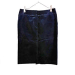 Load image into Gallery viewer, 【中古】オールドイングランド OLD ENGLAND セミタイトスカート コーデュロイ ひざ丈 ネイビー 紺 i0703n0034
