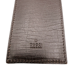 画像をギャラリービューアに読み込む, 【中古】グッチ GUCCI ネームタグ ラゲージタグ レザー ブラウン 旅行 バッグチャーム j0115lq0274
