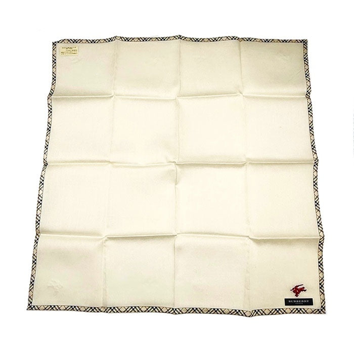 【中古】バーバリー BURBERRY ハンカチ3点セット ハンドタオル チェック 未使用品 ピンク ベージュ ライトブルー i0619wq0465