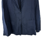 Load image into Gallery viewer, 【中古】LARDINI ラルディーニ リネン100％ テーラードジャケット ネイビー 36 j0518h00416
