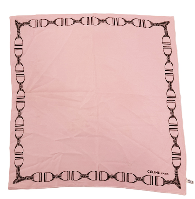 【中古】CELINE セリーヌ スカーフ 3点セット ビット柄 大判 シルク100％ i0727tq00813