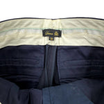 Load image into Gallery viewer, 【中古】ドゥロワー Drawer コットンツイルテープパンツ サイドスリット コットン ネイビー 紺 i0805k00412
