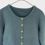 将图片加载到图库查看器，【中古】アニエスベー agnes b. カーディガンプレッション スウェット トレーナー i0911wq00912
