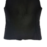 画像をギャラリービューアに読み込む, 【中古】COS コス ウール ダブルフェイス ベスト ブラック ノースリーブ サイズ32 i1120h0048
