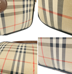 画像をギャラリービューアに読み込む, 【中古】BURBERRY バーバリー ノバチェック ショルダーバッグ ブラウン ベージュ レザー キャンバス レディース 斜め掛け ヴィンテージ j0213aq01080
