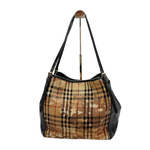 画像をギャラリービューアに読み込む, 【中古】バーバリー BURBERRY ノバチェック カモフラ柄 トートバッグ ショルダーバッグ i1029pq018120

