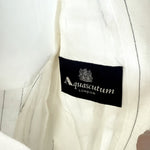 Load image into Gallery viewer, 【中古】アクアスキュータム Aquascutum リネンジャケット ピンストライプ ホワイト ブラック i0413oq0216
