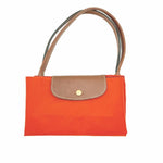 画像をギャラリービューアに読み込む, 【中古】Longchamp ロンシャン トートバッグ オレンジ ナイロン×レザー バッグ i1029pq03310
