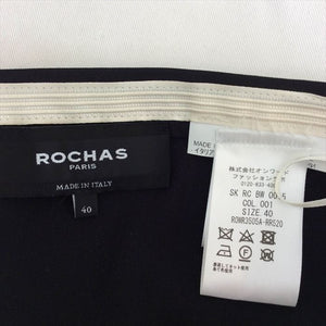 中古】ロシャス ROCHAS スカート 黒 2020AW Drawer購入 サイズ40