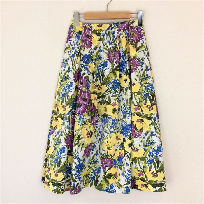 【中古】ボールジィ Ballsey スカート サイズ32 XSサイズ 花柄 E0208Y012-E0301