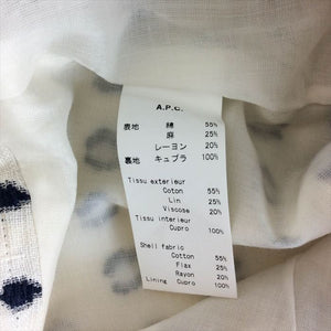 【中古】アーペーセー  A.P.C  スカート  台形スカート  白  サイズM  E0215N012-E0405