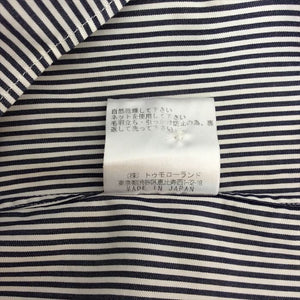 【中古】デプレ  DES PRES  シャツ ストライプ  ネイビー  長袖  サイズ1  E0708N017-E0728