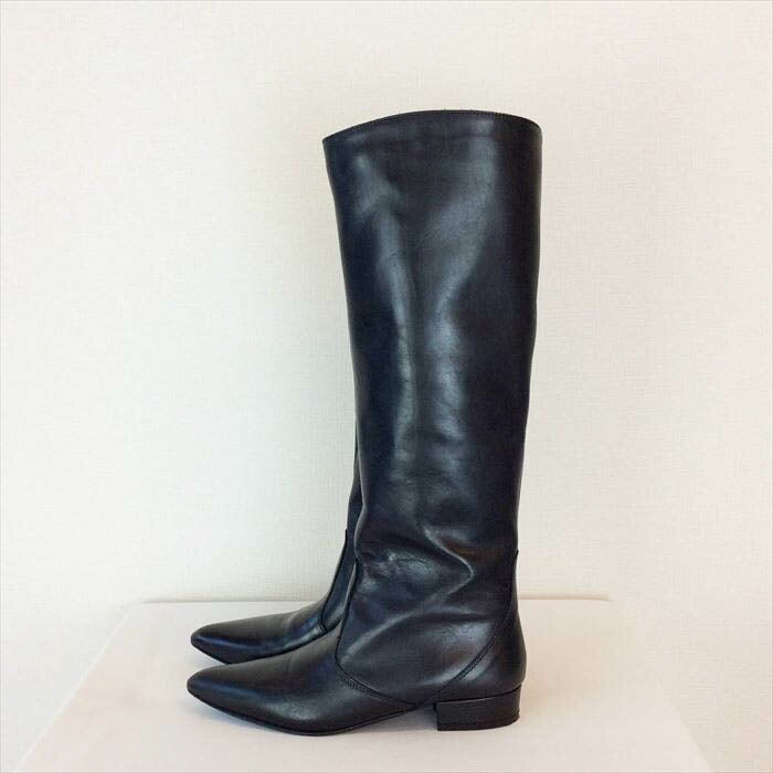 完売品　FABIO RUSCONI / leather long bootsDeuxiemeClasse