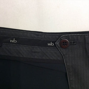 【中古】ダブルビー WB パンツ 黒 ストレート Ｌ サイズ サイズ40 E1014N026-E1027