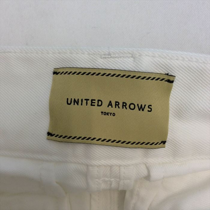 【中古】ユナイテッドアローズ  UNITED ARROWS  パンツ 白  サイズ34  ワイド  ストレート  E0615Y016-E0617