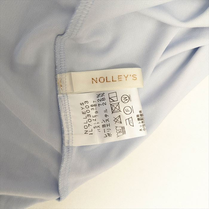 【中古】ノーリーズ Nolley's カットソー ブルー プルオーバー 水色 サイズ38 QL703003 QL703003 E1227N030-F0120