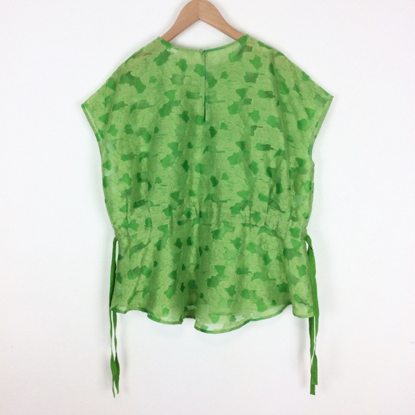 中古】イウエン マトフ AEWEN MATOPH フレンチスリーブブラウス シアー