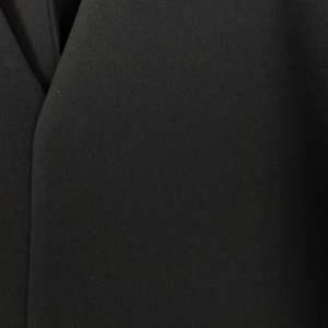 【中古】ソブ Sov. Vネックノーカラージャケットコート オーバーサイズ ゆったり 黒 3717253 F0921M023-G0221