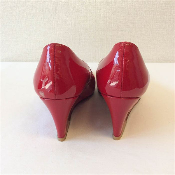 中古】クリスチャンルブタン Christian Louboutin 靴 赤 エナメル