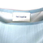 画像をギャラリービューアに読み込む, 【中古】エリオポール heliopole プリーツスカート シアー 透け感 ふんわり ライトブルー 水色 g0925i019-1117
