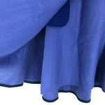 画像をギャラリービューアに読み込む, 【中古】ドゥロワー Drawer フレアラップスカート 巻きスカート フィッシュテール ブルー 青 g0327m002-1005
