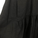Load image into Gallery viewer, 【中古】ドゥロワー Drawer ジャンパースカート キャミワンピース リネン混 ゆったりシルエット 黒 g0704w032-0809
