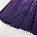 Load image into Gallery viewer, 【中古】ドゥロワー Drawer シルクコットンギャザースカート ロング フレア パープル 紫 h0129u00342
