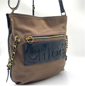 中古】クロエ Chloe ショルダーバッグ ロゴ ハーレー カジュアル