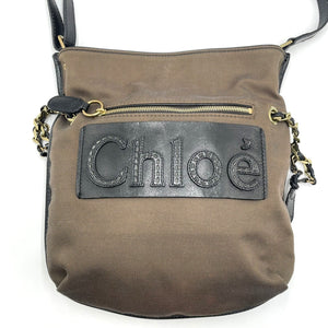 中古】クロエ Chloe ショルダーバッグ ロゴ ハーレー カジュアル