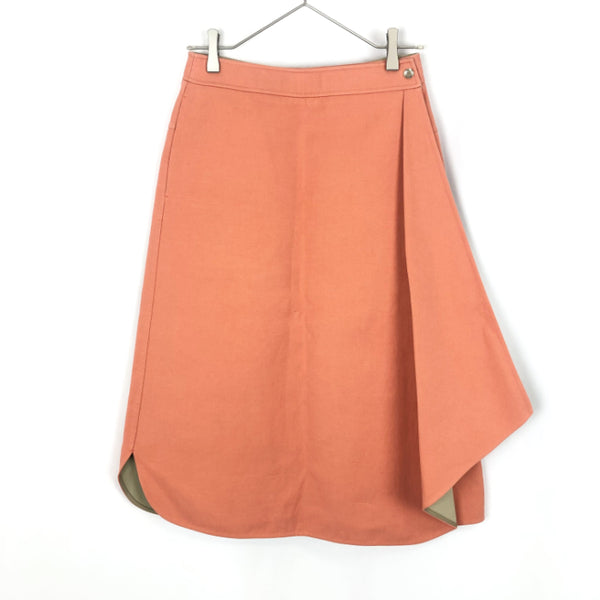 ドゥロワー スカート サーモンピンク - ひざ丈スカート