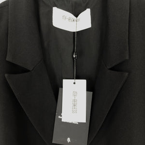 【中古】フォースレックレス 4TH RECKLESS ジャケット オーバーサイズ シンプル アウター 羽織り 黒 g0629k022-0919