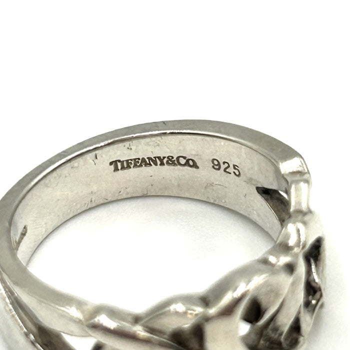 【中古】ティファニー Tiffany & Co. トリプルラビングハート リング ハートデザイン シルバー925 g1218lq01338