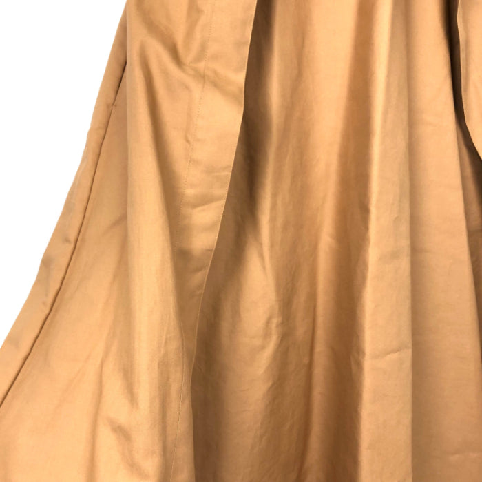 【中古】ドゥロワー Drawer ジャンパースカート ロング ドレス ワンピース ゆったり キャメル ライトブラウン g0105s014-0123