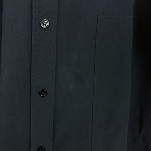 【中古】ドゥロワー Drawer スタンドカラー ロングシャツ ブラウス パッチポケット ネイビー 紺 g1023u001-1127