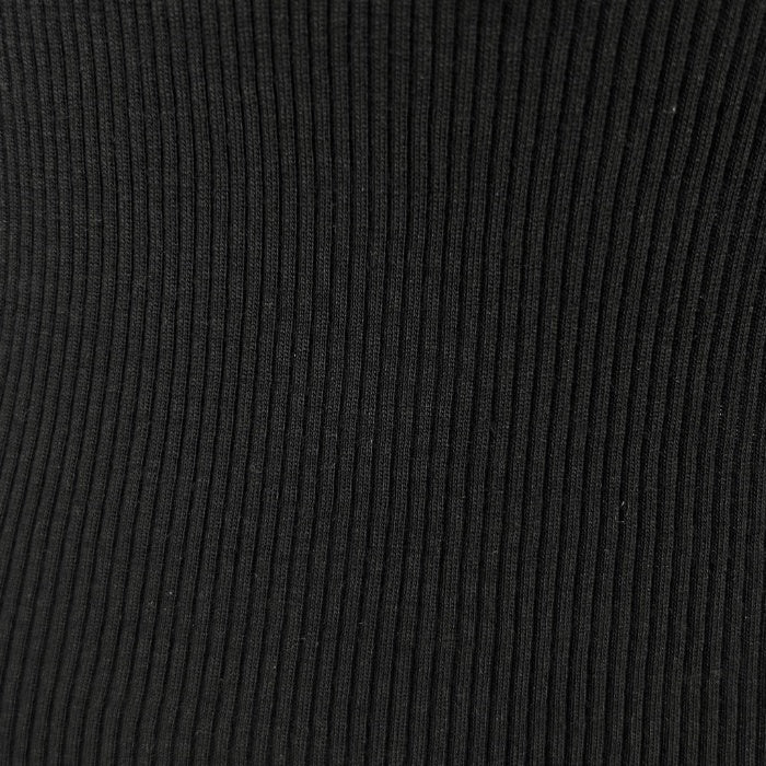 【中古】ソブ SOV. カットソー シンプル シルク混 薄手 フィット感 ストレッチ ブラック 黒 h0122m020