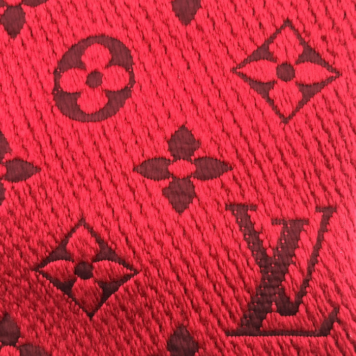 中古】ルイヴィトン LOUIS VUITTON マフラー エシャルプ ロゴマニア