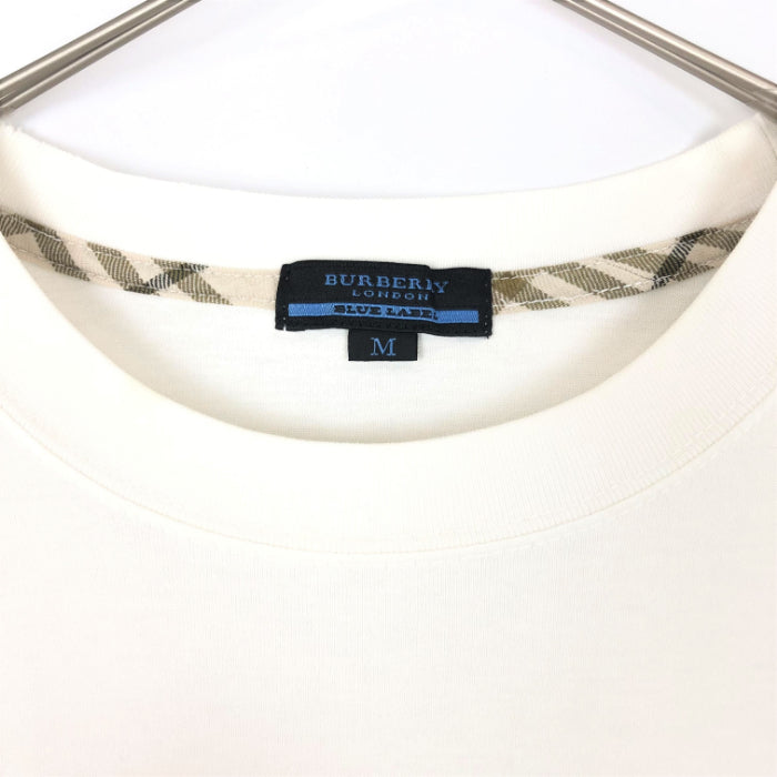 中古】バーバリー BURBERRY BLUE LABEL Tシャツ 胸ポケットデザイン