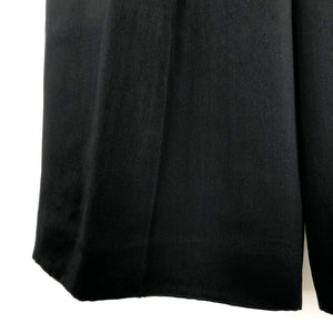 【中古】ユナイテッドアローズ UNITED ARROWS ハーフパンツ きれいめ 上品 とろみ素材 ブラック 黒 g1116n005-0117
