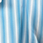 Load image into Gallery viewer, 【中古】ブラミンク BLAMINK ボウタイブラウス マルチストライプ シルク 上品 水色 ホワイト h0205f002

