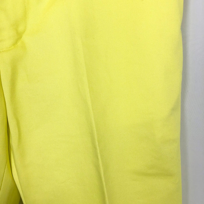 【中古】ドゥロワー Drawer コットンツイルベーシックパンツ テーパード ビビットカラー イエロー 黄色 g1110a016-0117