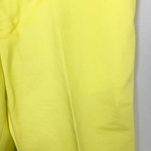 【中古】ドゥロワー Drawer コットンツイルベーシックパンツ テーパード ビビットカラー イエロー 黄色 g1110a016-0117