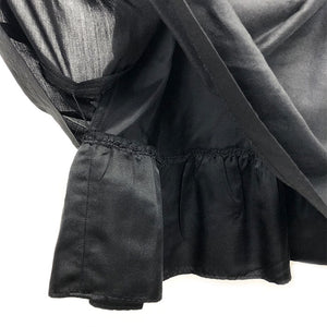 【中古】イエナ IENA ノースリーブワンピース ボックスプリーツスカート リボン ブラック 黒 g0925i021-1117
